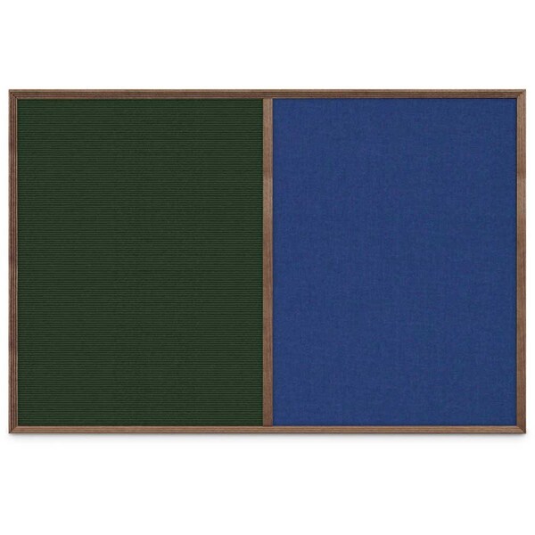 Slim Style Indoor Enclosed Corkboard, 24